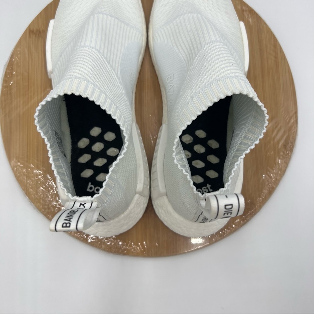 Adidas NMD City Sock Gum Pack White Rare Primeknit GUC Size 10 - Picture 8 of 15